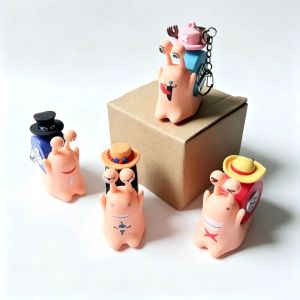 Bandai | Straw Hat Anime Phone Luffy Ace Voice Recorder Keychain Den Mushi Sabo Ace Snail Shaped Phone Can Sound Recording Toys Gifts