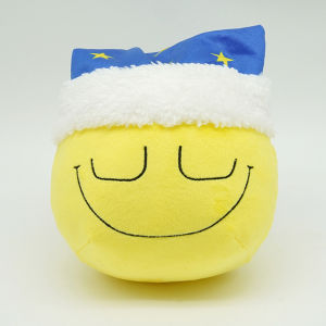 New Grace Dozing Dozer Plush Game Peripheral Yellow Smiley Face Plush Doll Toy