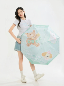 SANFU | UV Protection Cartoon Tri-fold Umbrella