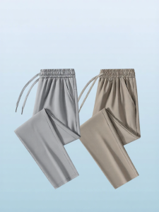 MiiOW | Ice Silk Mens Loose Straight Trousers Quick Drying