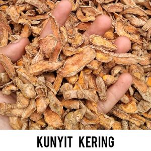 kunyit kering original - kunyit iris kering - kunyit dapur - wedang kunyit - 1kg kunyit kering