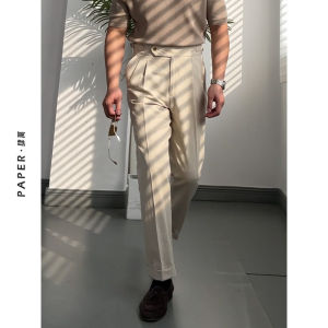 High Waist Vintage Breathable Cotton Linen Trousers