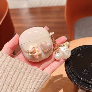 Cute Cartoon Protective Bluetooth Earphone Case for EDIFIER TO-U3 plus Soft TPU Shell Cinnamon Dog Design Earbud Storage Box