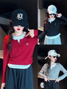 ZIRUIBABA | Stylish Long Sleeve T-Shirt for Big Girls