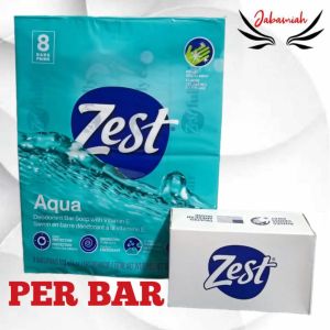 Sold per bar Zest Aqua Deodorant soap 113g