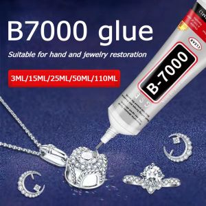 B7000 mobile phone screen adhesive universal adhesive plastic adhesive fabric adhesive mobile phone fixed transparent large capacity reusable needle 110ML