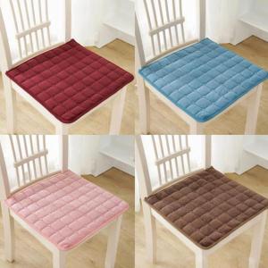 Dirt-resistant Chair Cushion Velvet Square Home Dining Comfort Seat Cushion Floor Cushion Pillow Pouf Throw Sofa Decor