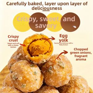 Traditional Handmade Salted Egg Yolk Pastries