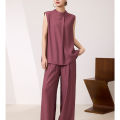 Sleeveless Versatile Linen Rayon Set. 