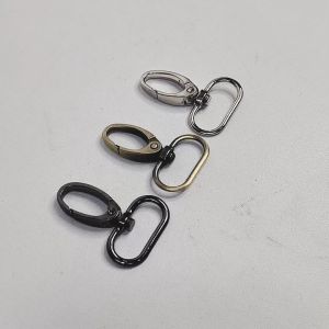 Hook Putar 25 cm / Kew Kew Cantolan Bantolan Kaitan Pengait Aksesoris Tali Tas Pouch Besi Nikel