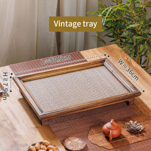 ถาดไม้ บัวหงาย ถาดไม้สาน ถาดวางบิล ถาดสี่เหลี่ยมใส่ของ ถาดเสริฟน้ำ ถาดรองอาหาร มีหลายขนาดให้เลือก