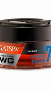 GATSBY Water Gloss Minyak Rambut Pria  WG  Hyper Solid Holding  Level 7 ( Merah ) Styling Rambut Normal Dan Berminyak Ukuran Kemasan 30 Gram 75 Gram 300 Gram - Lazada