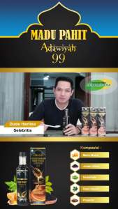 Madu Hitam Pahit Adawiyah 99: Obat Herbal Diabetes & Hipertensi
