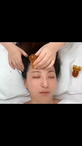 Sisir Pijat Gurita Alat Pijat Meridian Kepala Terapi Titik Akupresur Kulit Kepala Portabel dengan Gigi Lebar dan Fungsi Gua Sha