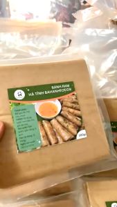 Combo 2 xấp Bánh ram Hà Tĩnh 500gr (95-100 cái) hút chân không dùng quấn ram quấn nem ngon giòn để lâu vẫn rất ngon.