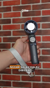OLIKE Turbo Mini Fan PF6 Kipas Angin Mini High Speed 4000 mAh Upto 23 Jam | Kipas Angin Genggam Portable + Cooler Air Conditioner Adjustable