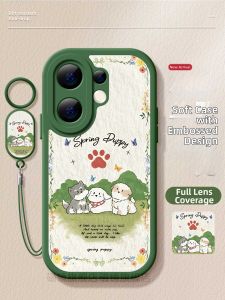 CIJING | Full Protective Anti-drop Vivo Phone Case with Soft Leather/Cartoon Design