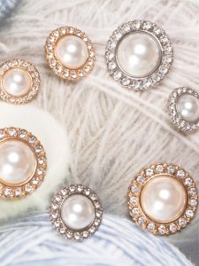 Nút Ngọc Trai Tròn Nút Áo Khoác Nút Áo Khoác Gió Nút Áo Vest Nút Áo Len Nút Quần Áo Phụ Kiện Nhỏ Nút Thắt