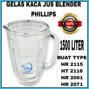 GELAS KACA JUS BLENDER PHILLIPS ORIGINAL