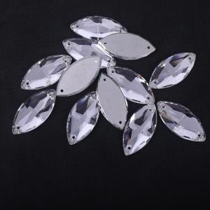 K9 Navette High Quality Sew On Rhinestones Chamfer Flatback Glass Crystals for Clothing Wedding Dresses All Decoration DIY