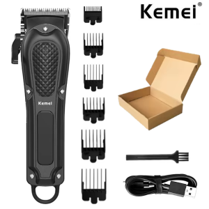 Kemei | Kemei KM-1071 Electric Hair Clipper UBS Rechargeable Cordless Beard Trimmer Men Powerful Electric Hair Clipper Trimming Tool