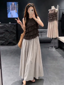 Karrar betsey | Ruffled Summer Korean Style Youthful Womens Set Dress