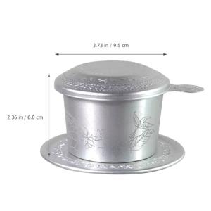 # 1 Set Portable Coffee Dripper Vietnamese Coffee Filter Compact Coffee Supplies Aluminum Coffee Accessories For Lovers Unique