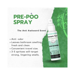 Toilet Spray Poop Ninja Ginhawa Scent Floral Blossom Poop Spray - Long-Lasting Toilet Spray 60ml Pure Scent Odor Buster