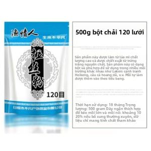 Làm Lớn Ball Spider Silk Fishing Powder Dầu Mồi Câu Cá Mạnh Mẽ Lượng Lớn Protein Lúa Mì 500g Mồi Câu Cá Ngoài Trời