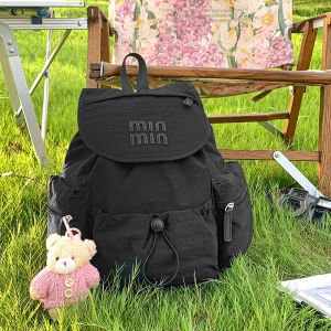 กระเป๋าเป้สะพายหลังเดินป่าแบบลำลองสำหรับผู้หญิง น้ำหนักเบา ขนาดเล็ก ทนทานต่อการกัดกร่อน กระเป๋าใส่ของกลางแจ้งแบบมีซิปหลายช่อง กระเป๋าสะพายไหล่สำหรับเดินทาง