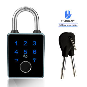 RAYKUBE T55D TT Lock BLE Waterproof Keyless Intelligent Fingerprint Padlock Portable Digital Lock With APP/Password/Key Unlock