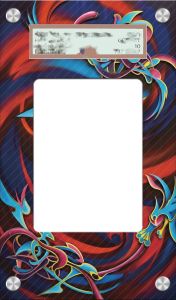 Keeppley | For Pokemon Card Display PTCG Mega Greninja Art Display Anime Game Expand Art Fans Gift Acrylic Protective Case