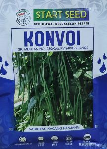 Benih kacang Panjang ANTI VIRUS GEMINI KUNING KONVOI 100 gram