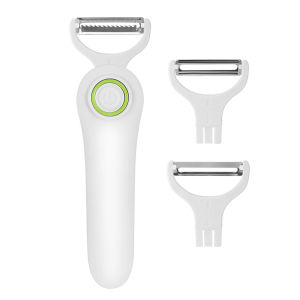 Máy bóc vỏ điện với 3 lưỡi cho chính xác trái cây và rau lột tiện ích nhà bếp nhà