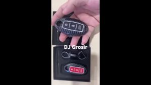 Case Carbon Smartkey Cover Key Kunci Nissan Navara Juke March 3 Tombol