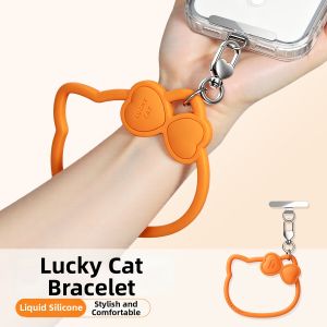 YINGYUE | Refined High-end Unique Aesthetic Phone Wristband Liquid Silicone
