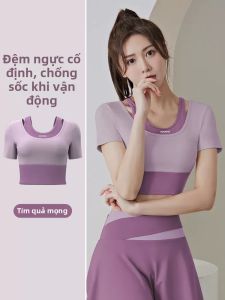 DAJIRIJI | Bộ Áo Tập Pilates Chạy Bộ Tay Ngắn