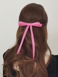 Elegant Butterfly Knot Hair Clip Womens Ballet Style Ribbon Spring Clip Gentle Sweet Half Updo Hair Pin Fresh out Fashion