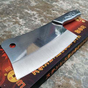 pisau stenlies tajam anti karat pisau dapur cincang daging pisau baja import tajam