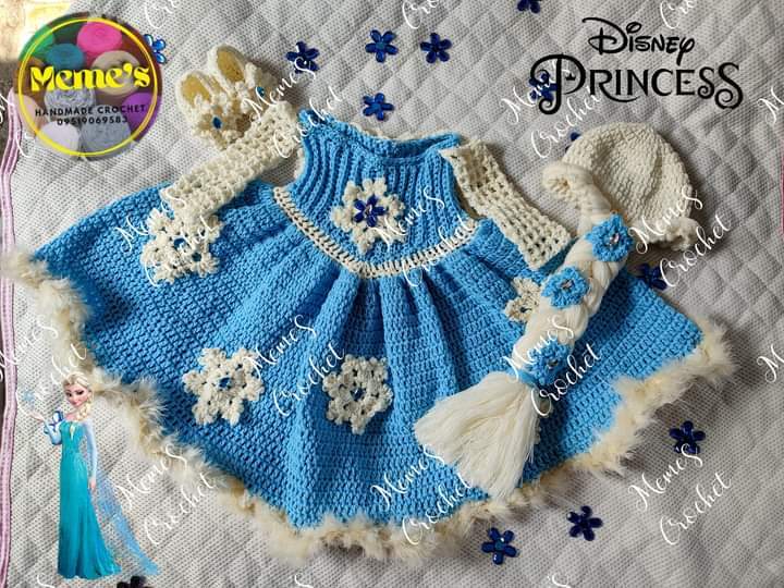 MEME'S CROCHET | PRINCESS ELSA FROZEN | ELSA FROZEN DISNEY PRINCESS |  Lazada PH