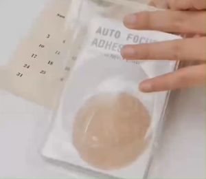 Miếng dán ngực Silicon miếng dán ngực có keo miếng dán ngực mỏng hình hoa phối ren cao cấp