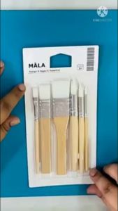 IKEA MALA ชุดพู่กัน 6 ชิ้น วาดรูป ระบายสี ชุดเครื่องดื่ม
