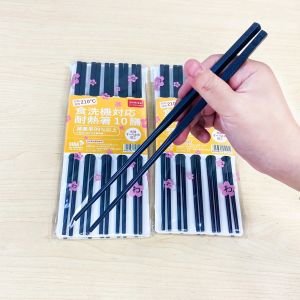 Đũa Nhật - vỉ 10 đôi - Đũa sơi thủy tinh chịu nhiệt - Chuyên dùng cho máy rửa bát