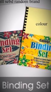 A4 Buku Skrap/Binding Set Colour/White/Buku Folio/Binding Paper Set/Buku Skrap