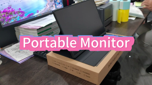 AHXJKA Portable Monitor 15.6Inch Portable Gaming Monitor 100%RGB HDMI Type-C 1080P Full HD Computer Monitor For PC PS3/4/5 Switch Xbox Laptop