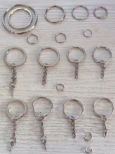 Khóa Kéo Bằng Thép Không Gỉ 304 Phụ Kiện Kim Loại Thủ Công Khăn Trải Bàn Không Cố Định Trang Sức Thủ Công Khóa Kéo Hình Tròn