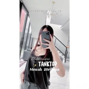 Key - 0088 Tanktop BELINDA Size XL Saten Velvet Premium