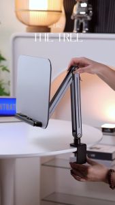 Meewoo Laptop Stand Reading Holder Tablet Stand Holder for IPad Stand Long Arm Adjustable Universal Desk Mount