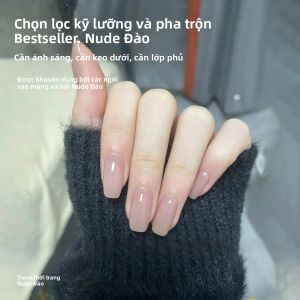 Sơn Gel Màu Đào Nude 15ml Thu Đông Màu Phổ Biến Trắng Ánh Trăng Dành Riêng Cho Tiệm Nail Mới 2025