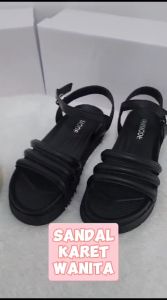 NEW!!! Sandal Tali Karet Gladiator Wanita Import  Premium W2119 Import  Sandal Wanita Kasual Karet  (+Box) Import